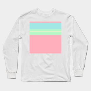 An enchanting brew of Light Pink, Robin'S Egg Blue, Magic Mint and Bisque stripes. Long Sleeve T-Shirt